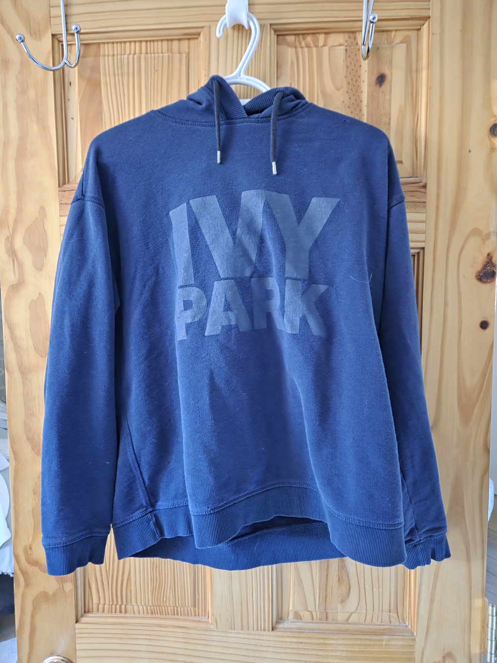 IVY PARK Navy Tonal Logo Hoodie